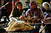 Tents serving all kinds of local cuisine in Malioboro street Yogyakarta. 